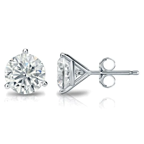 women’s glam earrings-Diamond Earrings