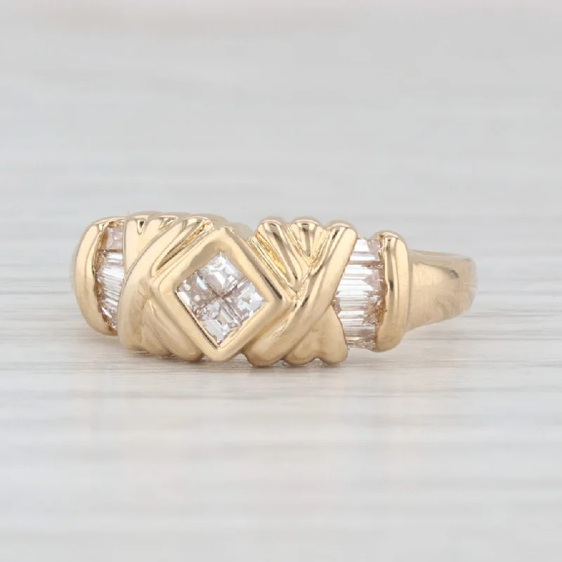 0.50ctw Diamond Ring 18k Yellow Gold Size 6.25