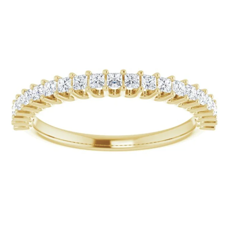 women’s modern rings-14K Yellow 1/3 CTW Lab-Grown Diamond Anniversary Band