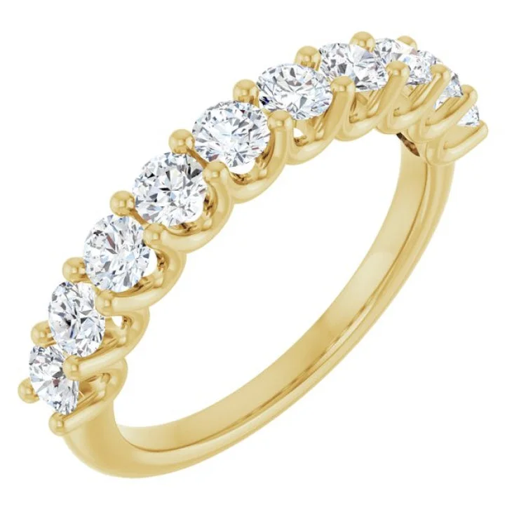 women’s stacking rings-14K Yellow 1/4 CTW Natural Diamond Anniversary Band