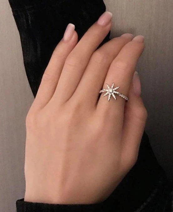 women’s bridal rings-North Star Ring