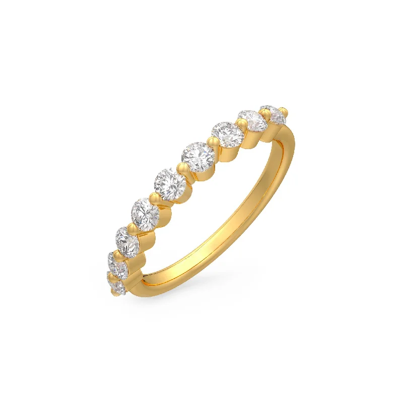 women’s vintage wedding rings-Coherent Diamonds Band