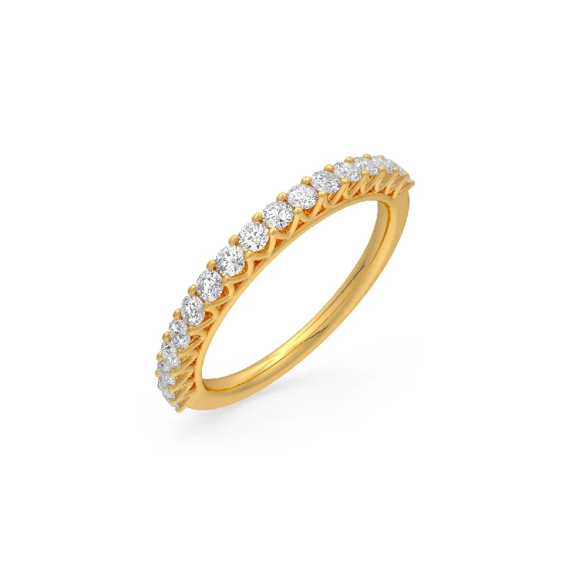 women’s vintage rings-Sofie Diamond Band