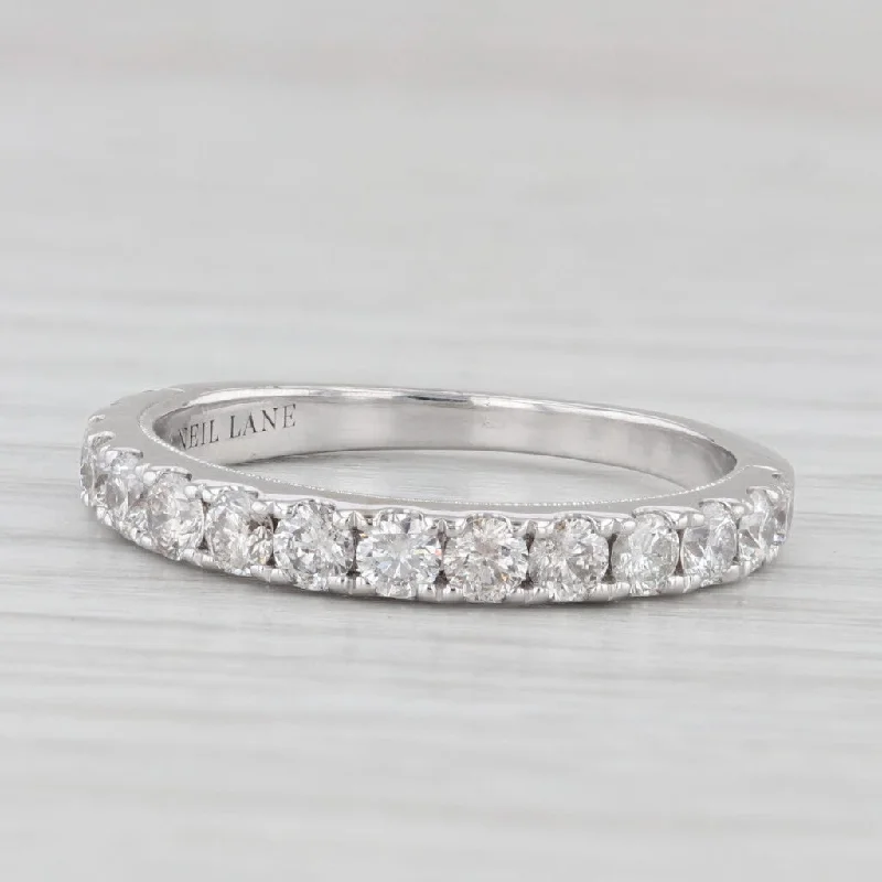 Neil Lane 1ctw Diamond Ring 14k White Gold Stackable Wedding Anniversary Band