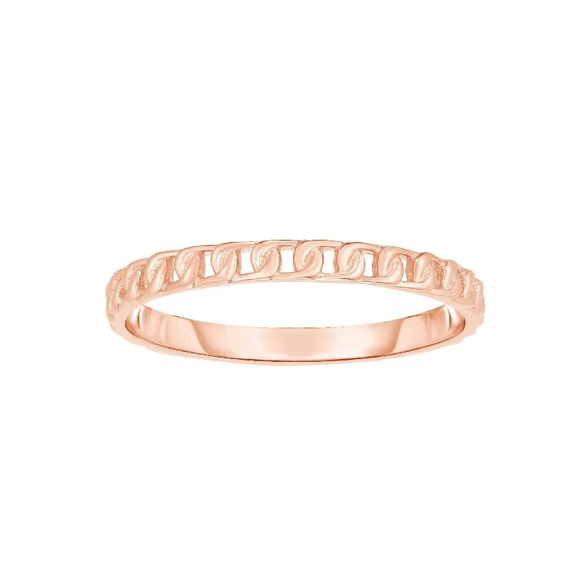 women’s bridal rings-14kt Gold Size-7 Rose Finish Ring