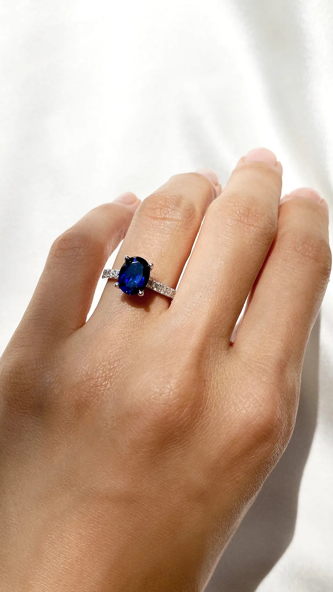 women’s fashion rings-Forever Yours Sapphire Ring