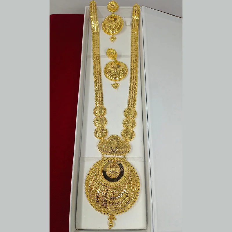 women’s solid gold necklace-Pari Art Jewellery Forming Long Necklace Set